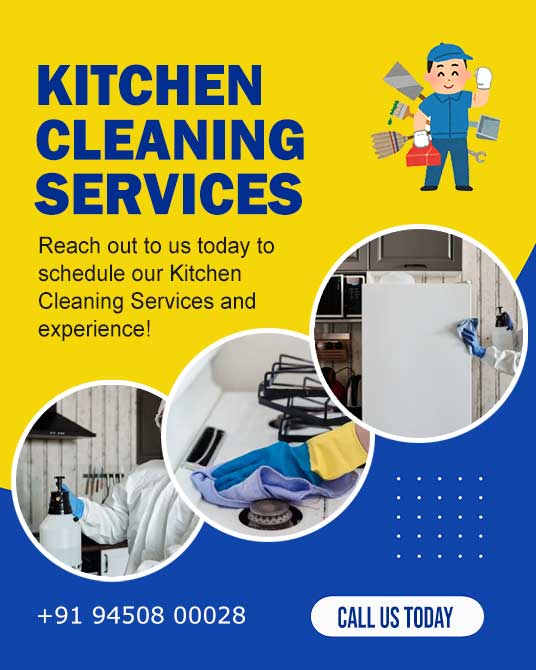 Kitchen Cleaning Services in Lucknow, Sitapur, Sidhauli, Etc