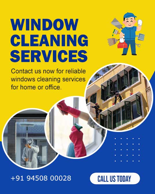 Windows Cleaning Service in Lucknow, Sitapur, Sidhauli & Nearby Cities