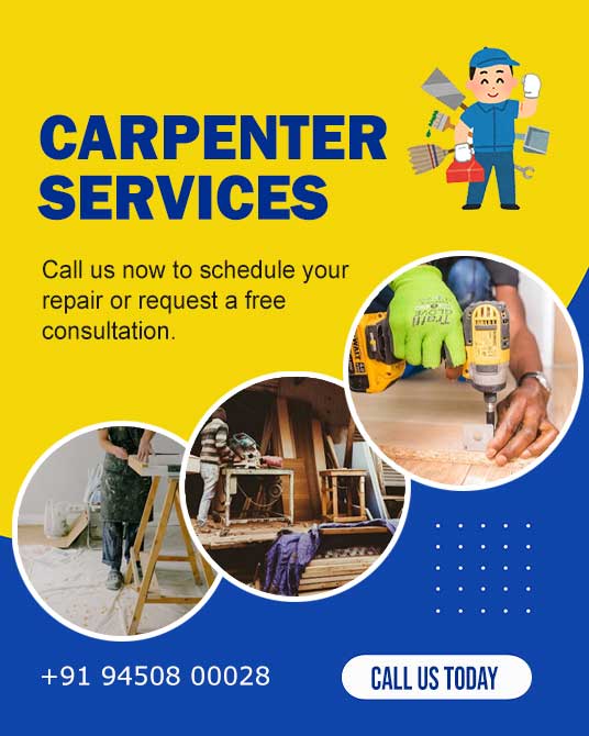 Carpenter Services in Lucknow, Sitapur, Sidhauli, and Nearby Areas