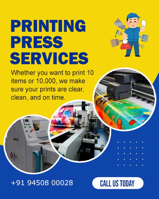 Printing Press Services in Lucknow, Sitapur, Sidhauli, and Nearby – Faast Service