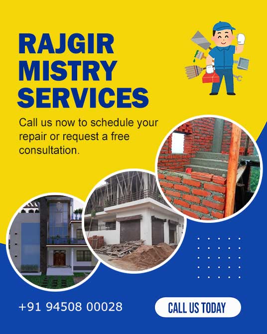 Rajgir Mistry Services in Lucknow, Sitapur, Sidhauli, and Nearby Areas